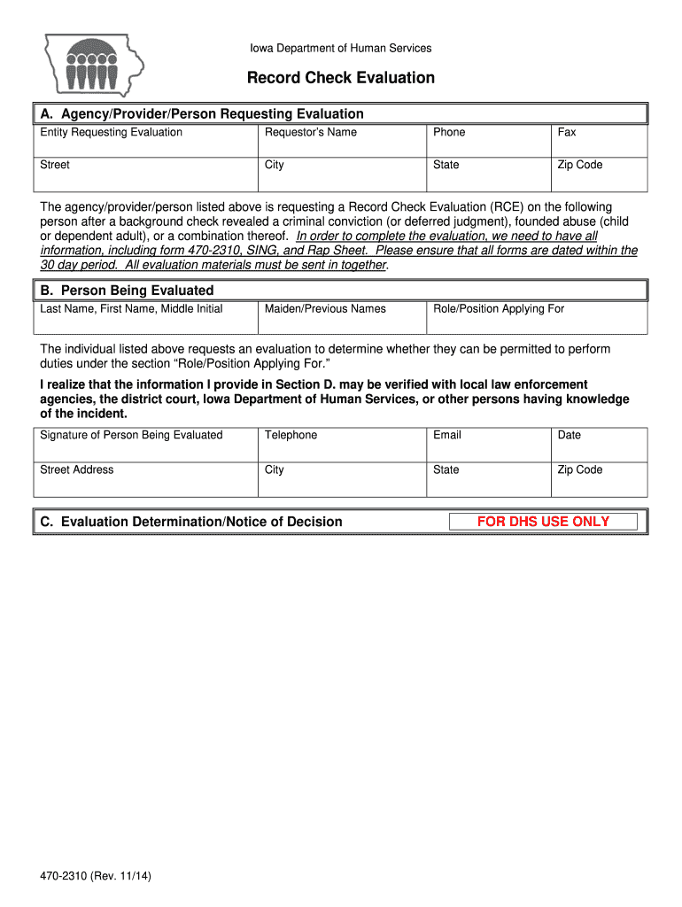  Form470 2310 Iowa 2014