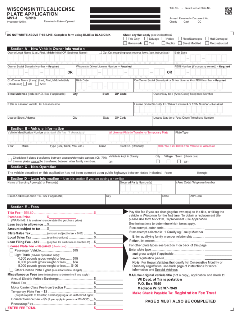 Get and Sign Mv1 Form 2015-2022