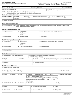  Tracing Center Form 2013