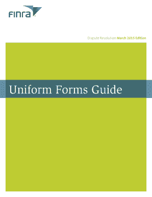 Get and Sign Uniform Forms Guide 2015-2022