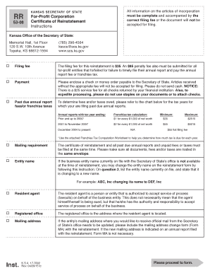 Get and Sign Ks Assisted Living Operator Reinstatement 2015-2022 Form