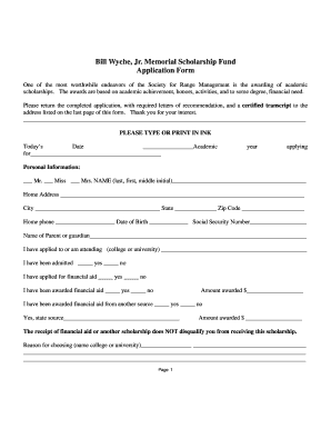 Get and Sign Setting Up a Scholarship Fund Memorial 2011-2022 Form