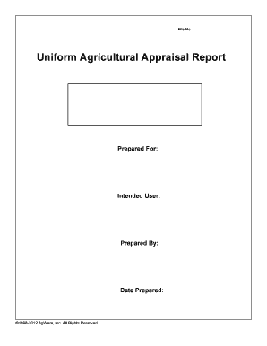  Agricultural Appraisal 2012-2024