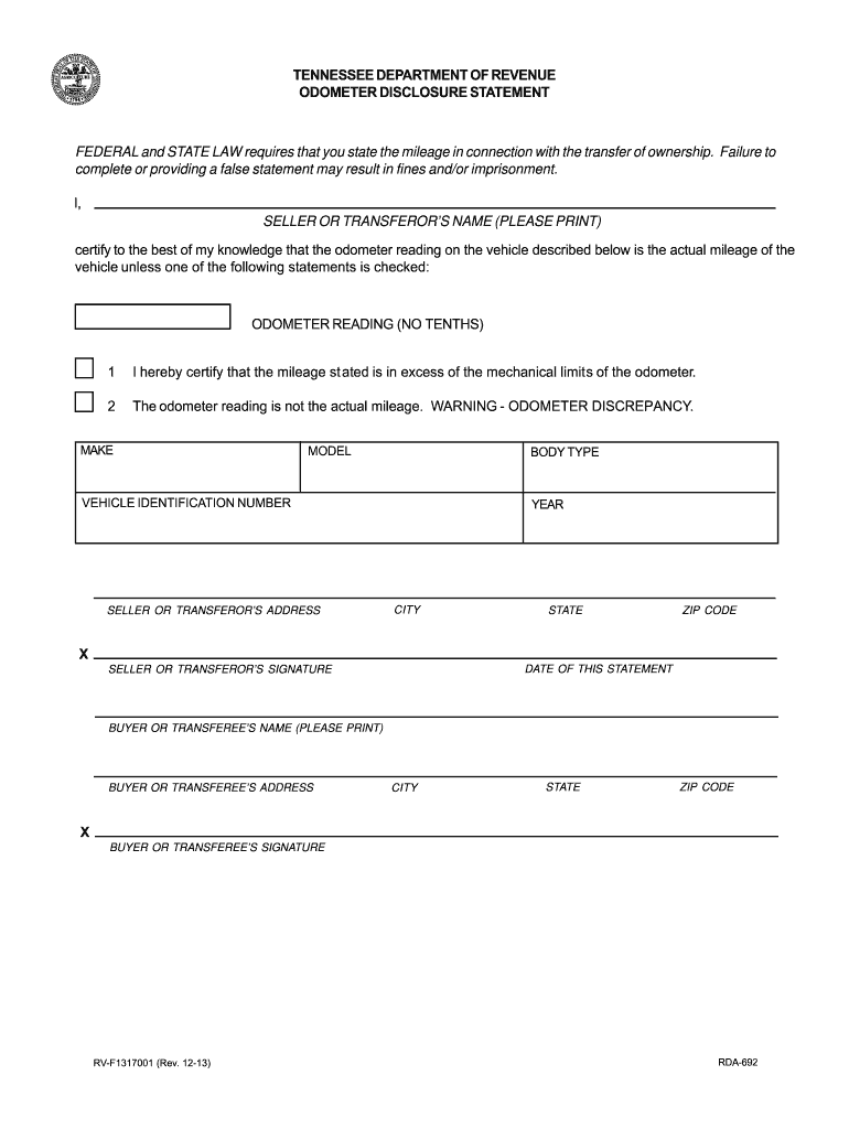 Get and Sign Rv F1317001 2013-2022 Form
