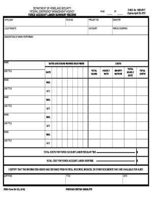  Fema Form 90 123 2010