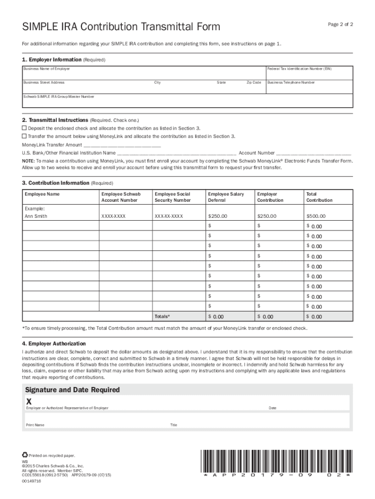  Simple Contribution Form 2015-2024