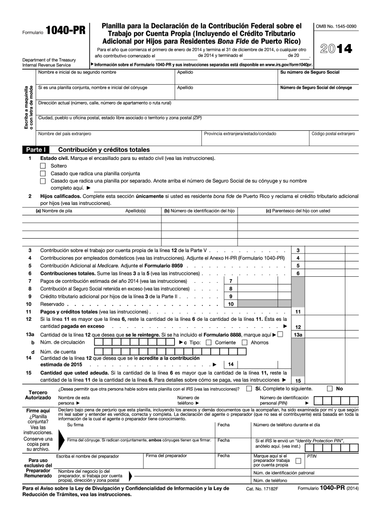 1040-PR form