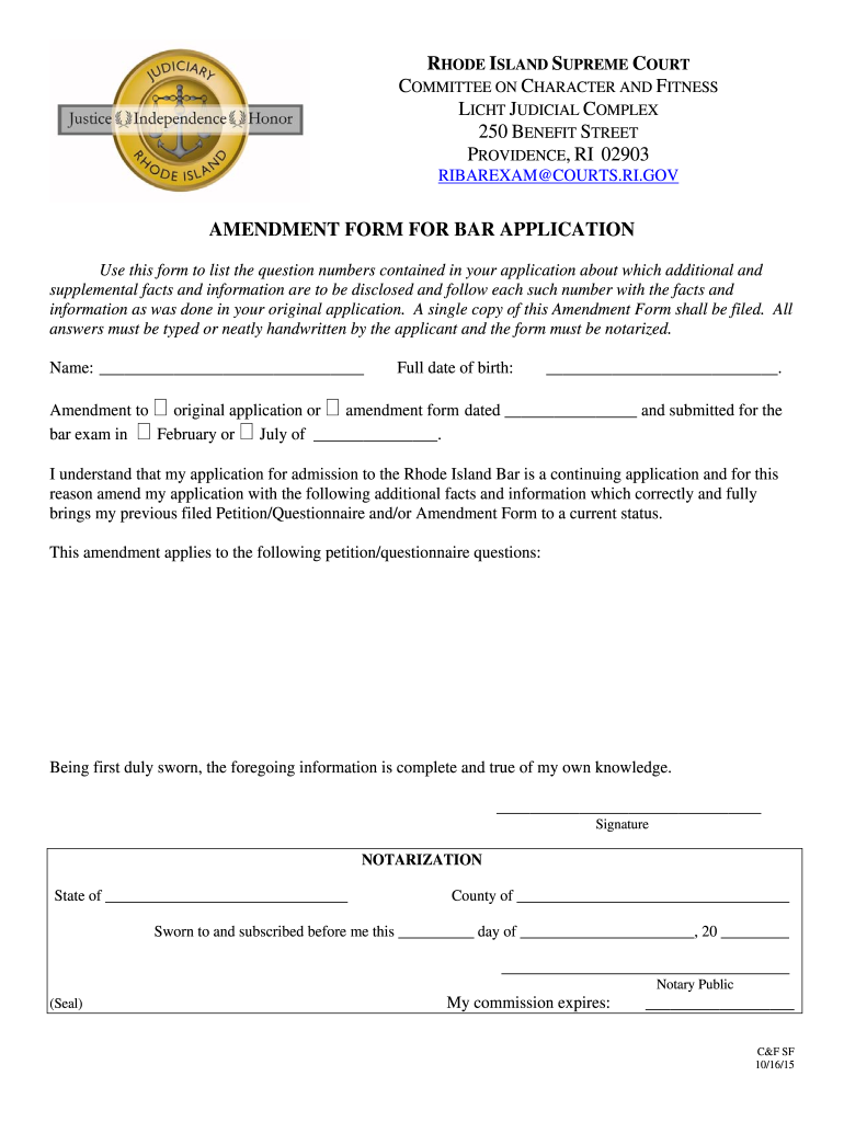  Ri Bar Application 2015-2024