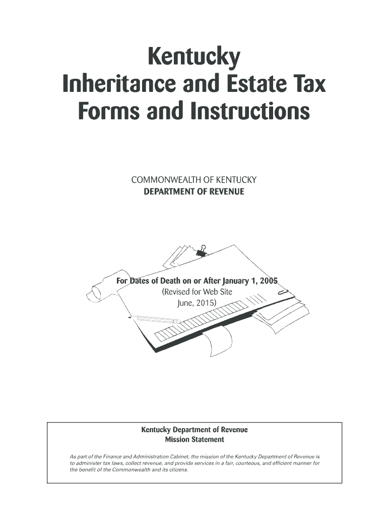  Kentucky Inheritance Tax Forms 2015