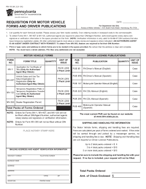  Penndot Forms 2014