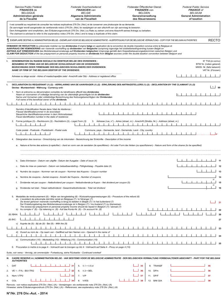 276 Div Aut 2014-2025