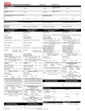  California Earthquake Application 2012-2024