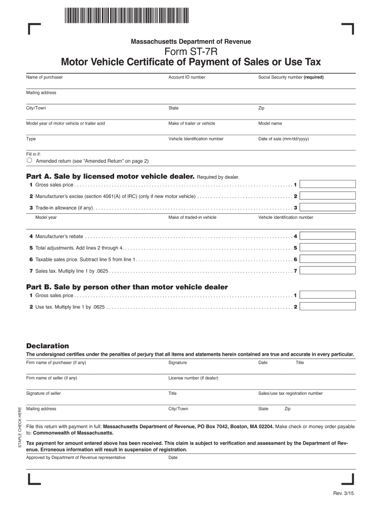  Form St 7r 2015