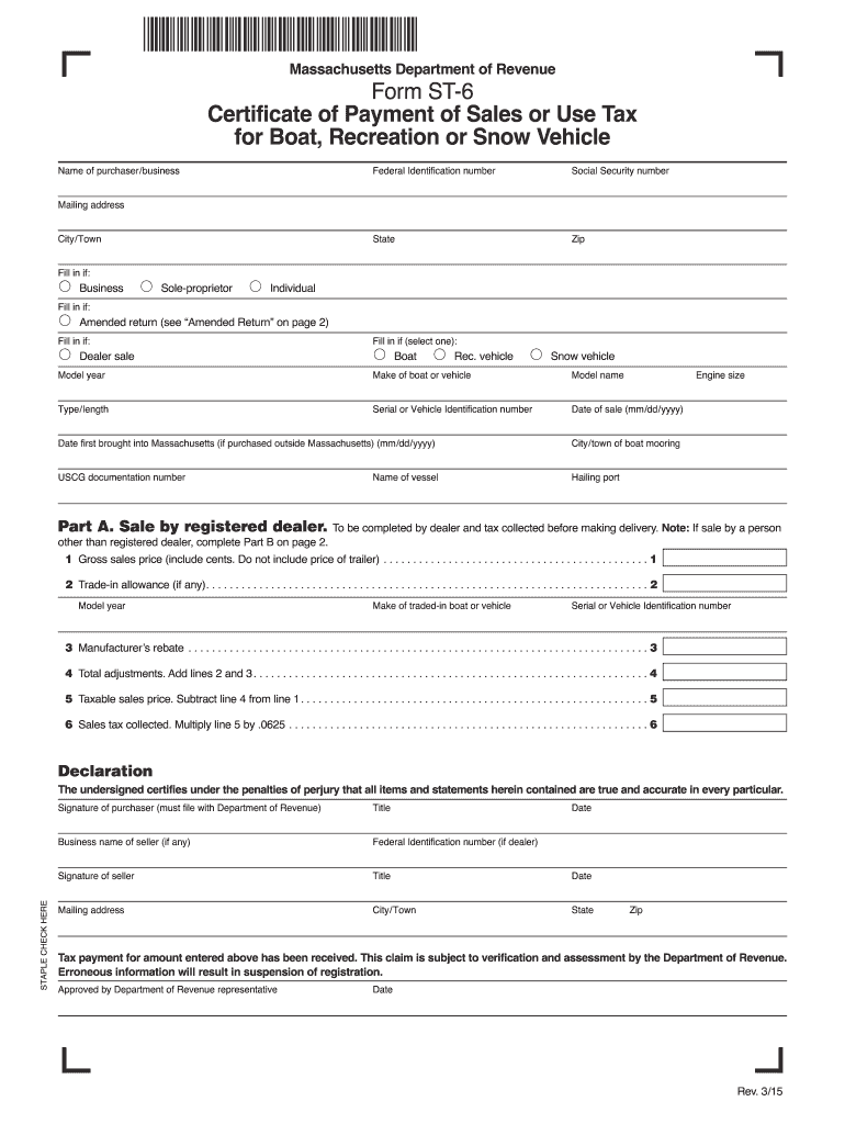  St 6 Form 2015-2024