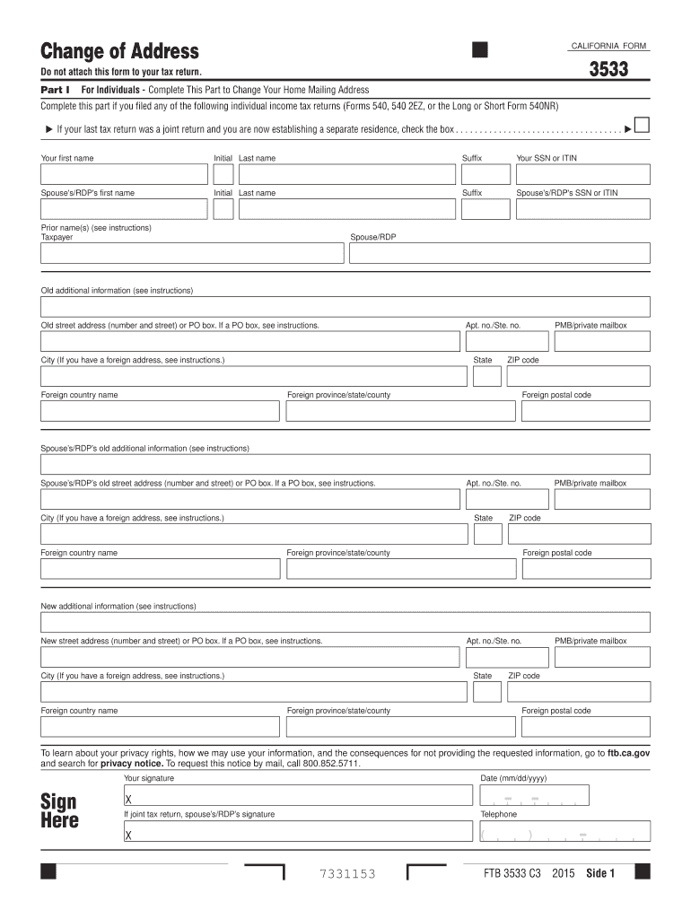Get and Sign 3533 Form 2015