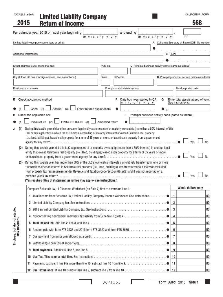  Llc Form 2019