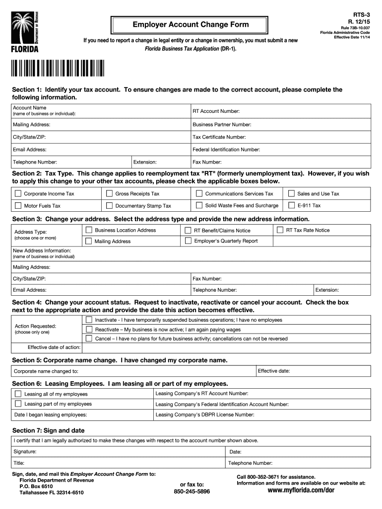  Rts 3  Form 2015