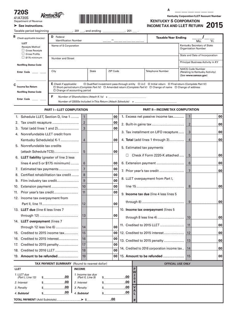  Kentucky Form 720s 2019