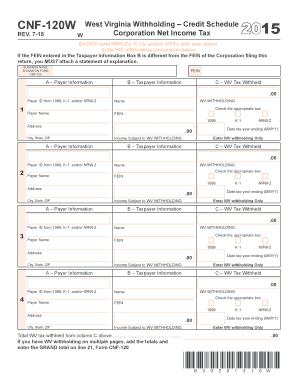  Cnf 120  Form 2015