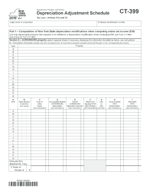  Form Ct 399 2015