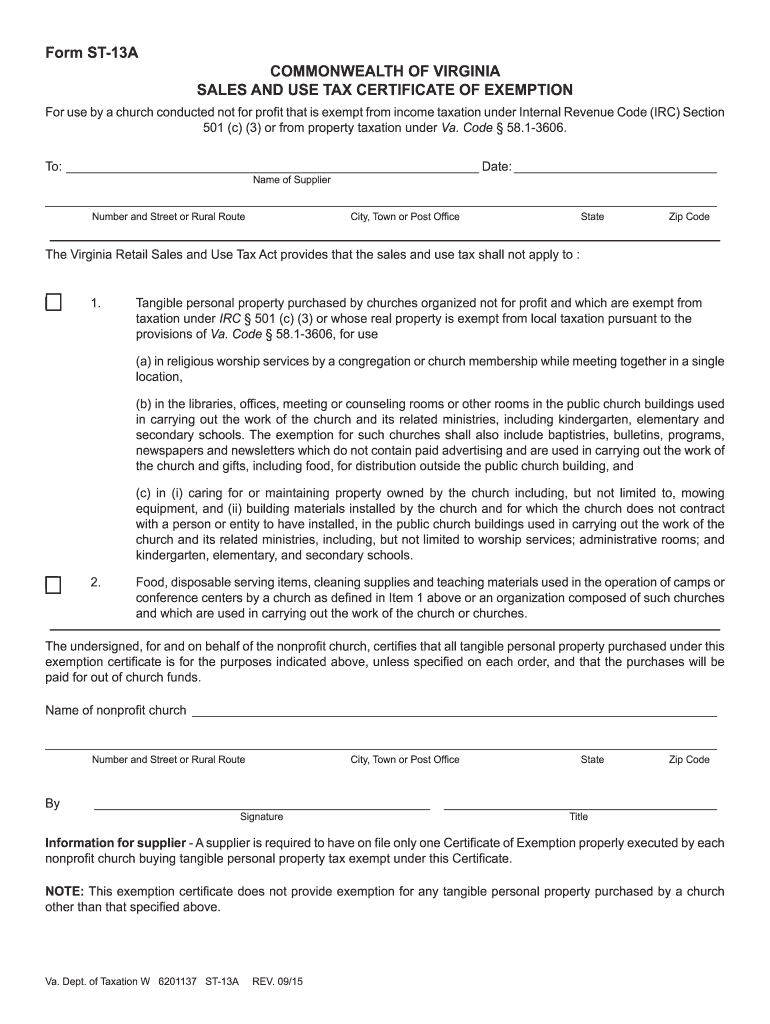  St 13a  Form 2015