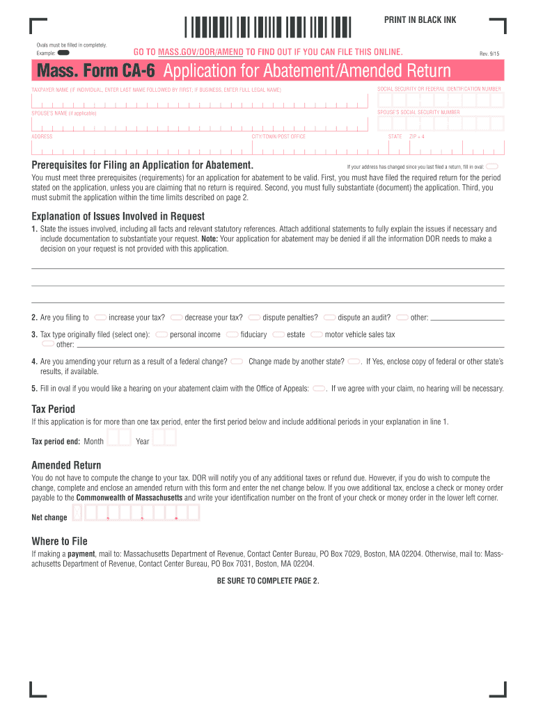  Form Mass 2015-2024