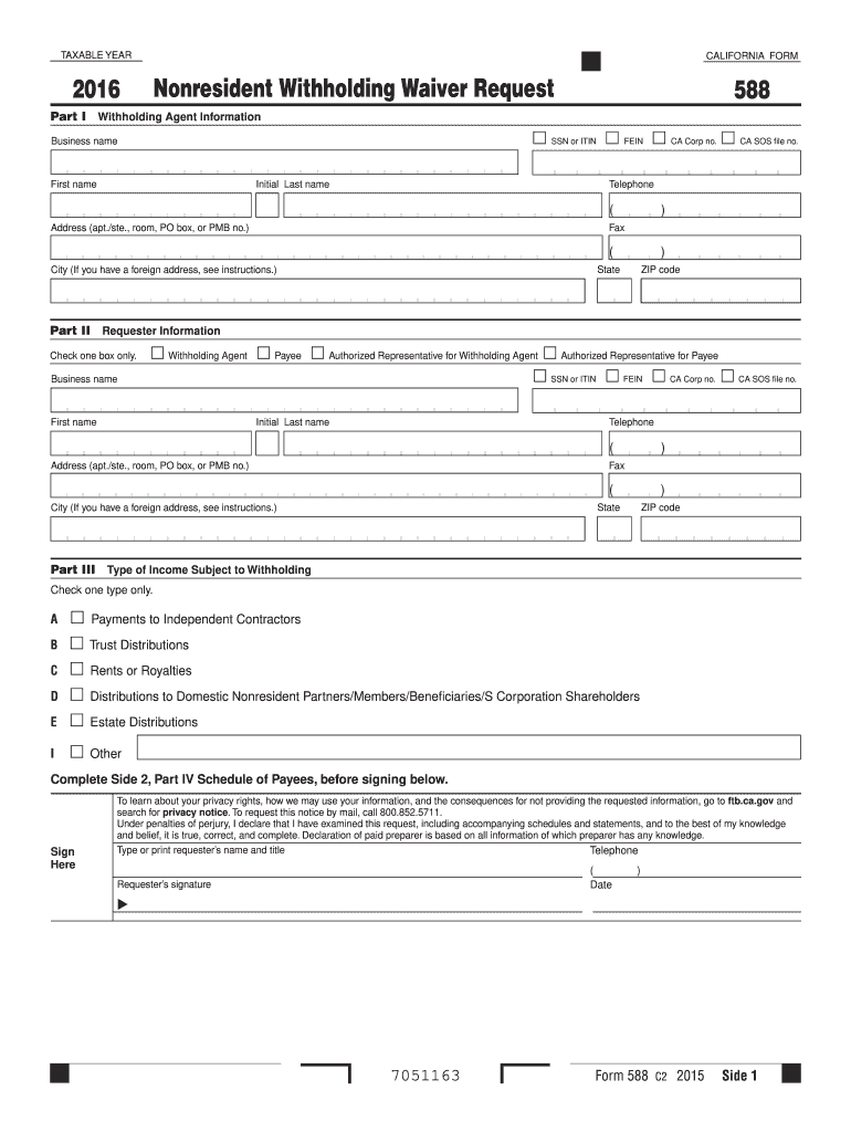  Ca Form 588 2020