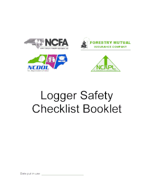  Logger Checklist 2010-2024