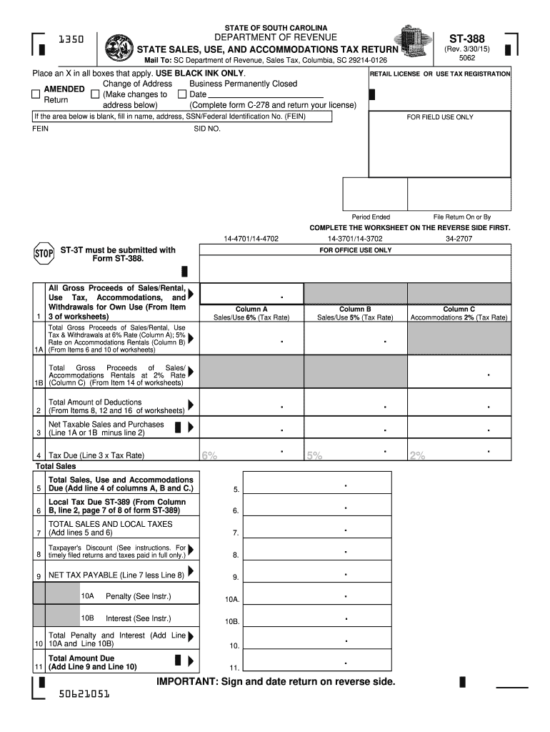  St 388 Form 2015