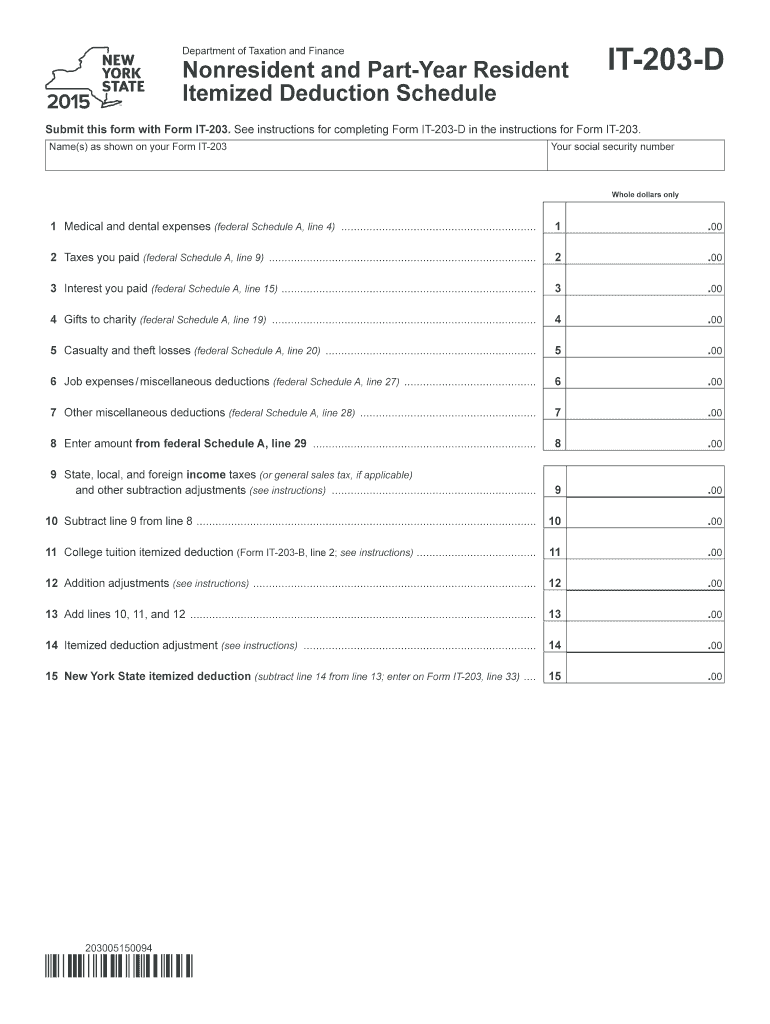  it 203d  Form 2015