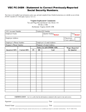  Vec Virginia Form 2010