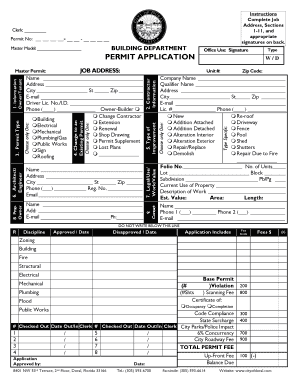  City of Building Permit Application 2015-2024