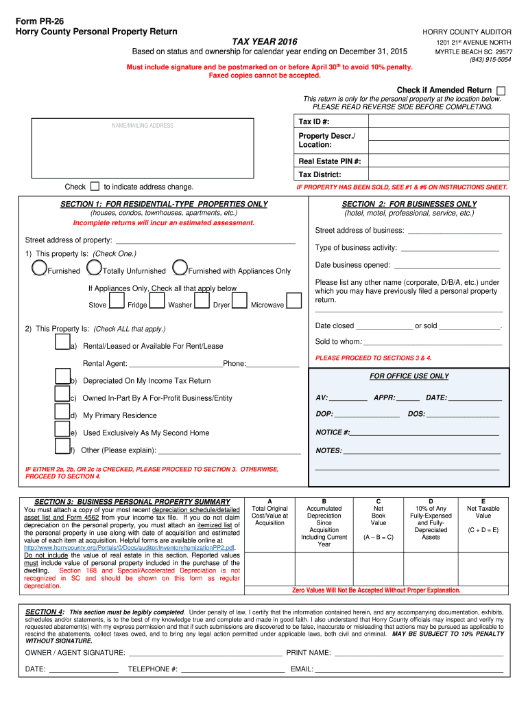  Form Pr 26 2016