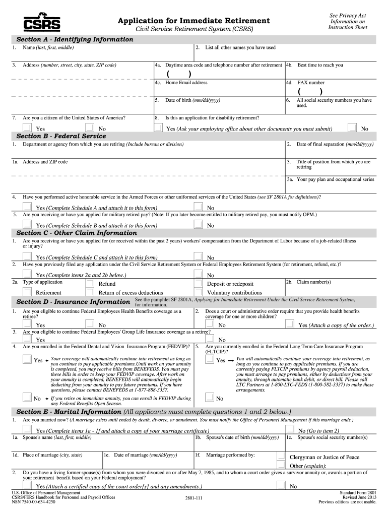 Get and Sign Sf2801 2013-2022 Form