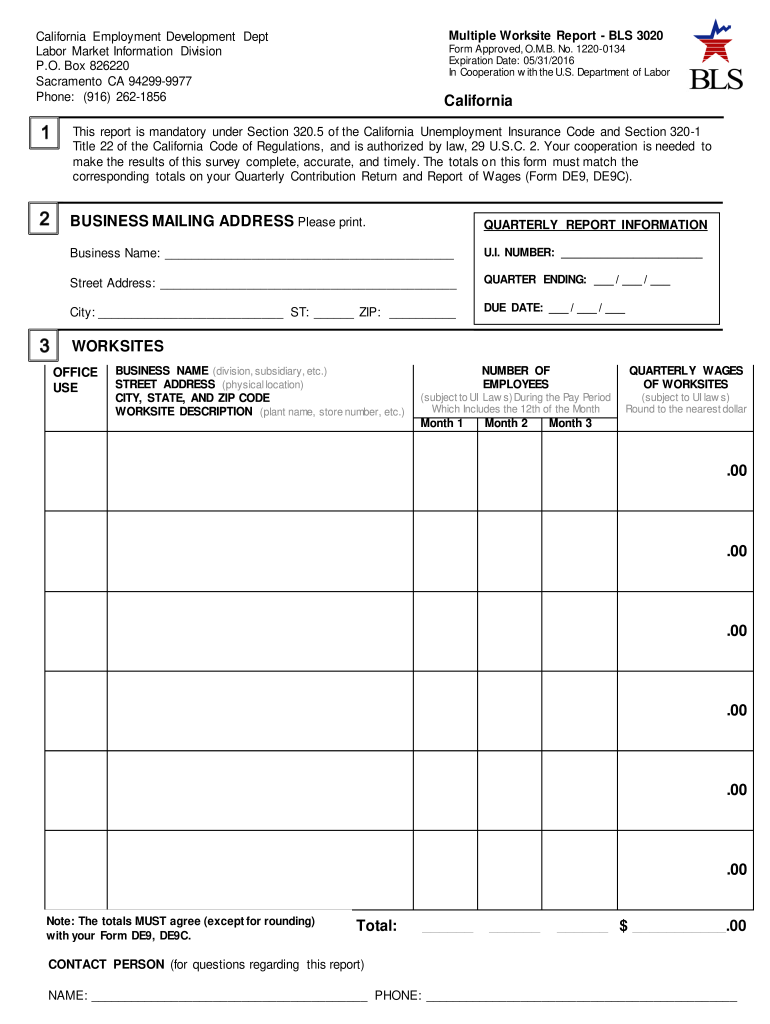  Get and Sign Multiple Worksite 2016-2019 Form 2016-2024
