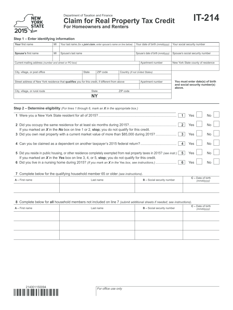  it 214  Form 2015