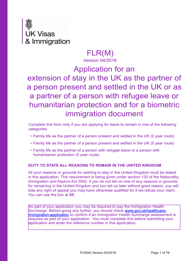 cover letter for flr m application