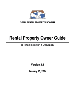  Property Owner Guide  Form 2014