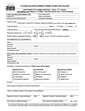  Flood Hazard Development Permit Fhdp Submittal    Weld County  Co Weld Co 2015