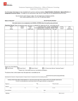 Get and Sign Tennessee Vin Verification Form 2016-2022