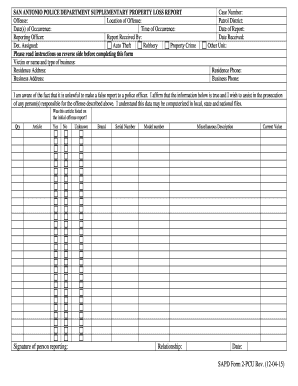  Sapd Forms 2015-2024