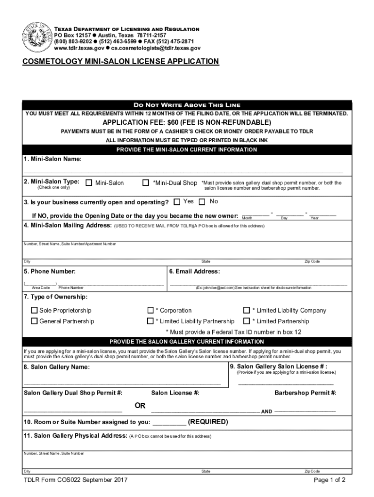  Tdlr Forms 2015