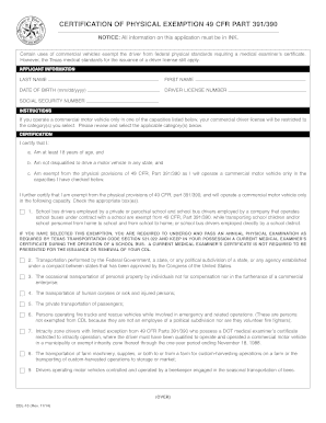  Dps Exemption 2014-2024