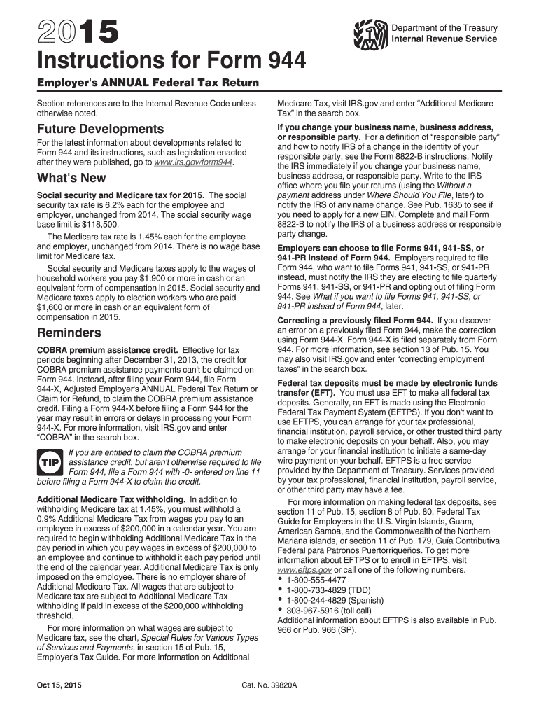  944  Form 2015