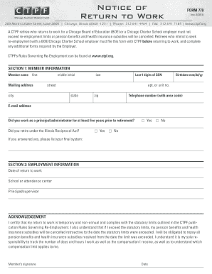 Get and Sign Chicago Ctpf 770 2015-2022 Form