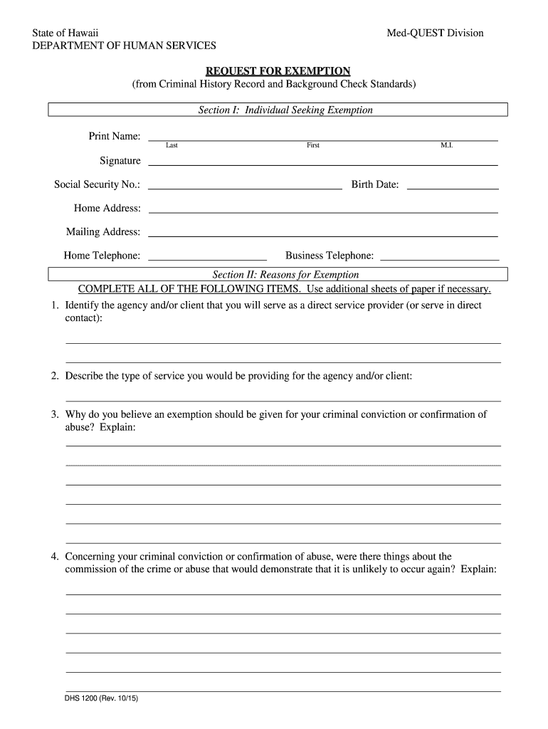 Get and Sign Dhs 1200 2015-2022 Form