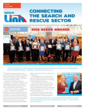 Connecting the SEARCH and RESCUE Sector Nzsar 2016-2024