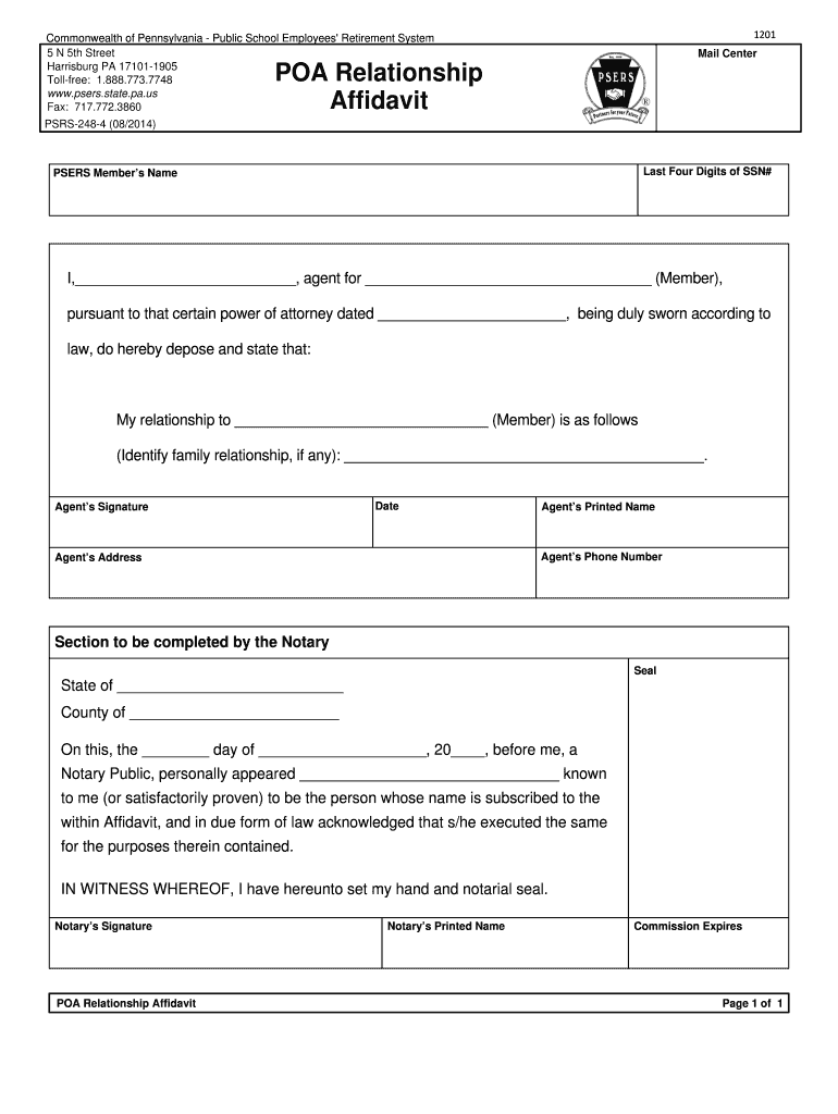 Pa Notary Acknowledgement Form
