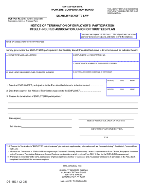 Notice Termination Union  Form