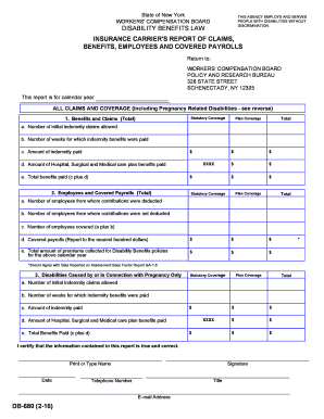 Carrier Covered  Form